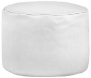 Taburetka Cilindro Biela ekokoža