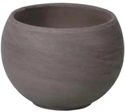 Kvetináč Luna Koule  impregnovaný čadičový melír d37x28 cm