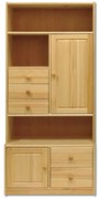 Vitrína z Borovice KW129 surová