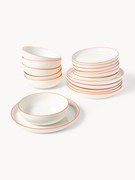 Porcelánová súprava riadu Facile, 6 osôb, 18 ks