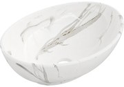 Mexen Elza, umývadlo na dosku 405x330x140 mm, imitácia bieleho kameňa, 21014082