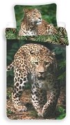 Jerry Fabrics Bavlnené obliečky Leopard green, 140 x 200 cm, 70 x 90 cm