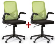 Kancelárska stolička FLEXI 1+1 ZADARMO, zelená
