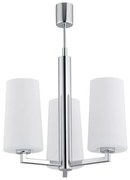 Argon 1224 - Luster na tyči CAMELOT 3xE27/15W/230V lesklý chróm