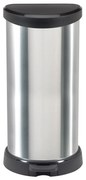 Curver Odpadkový kôš DECO BIN 40l strieborný