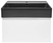 Kúpeľňová skrinka s umývadlom SAT B-WAY 59x30x45 cm biely lesk BWAY60WU2B