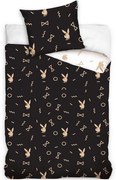 Bavlnené posteľné obliečky Playboy - motív Gold - 100% bavlna Renforcé - 70 x 90 cm + 140 x 200 cm