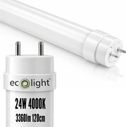 LED trubicové svetlo 120CM T8 24W 3360lm 4000K silné neutrálne svetlo