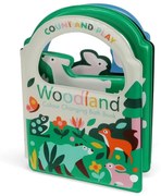 Interaktívna hračka Colour changing bath book Woodland – Rex London