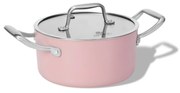 Elmich Nepriľnavý keramický hrniec Vital Ø 18 cm (2L) - ružová