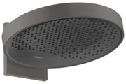 Hansgrohe Rainfinity, hlavová sprcha 360 1jet s pripojením na stenu, kartáčovaný čierny chróm, HAN-26230340