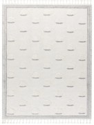 Detský koberec YOYO GD62 biely / sivý, mraky