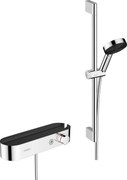 Hansgrohe Pulsify Select S, sprchová súprava 105 3jet Relaxation s termostatom, sprchovou tyčou 65 cm, chrómová, HAN-24260000