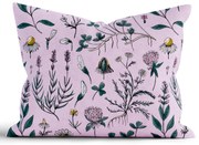 Bavlnená obliečka na vankúš Renforcé 70 × 90 cm - Herbár staroružový