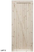 Dvere posuvné na mieru Loft Z