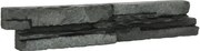 Obklad Vaspo kameň čierna 6,7x37,5 cm reliéfna V53201