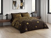 Obliečky z mikrovlákna VISATA čierne Rozmer obliečky: 2 ks 70 x 80 cm | 160 x 200 cm