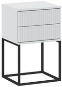 Nočný stolík 2S-40 bez rukovätí biela