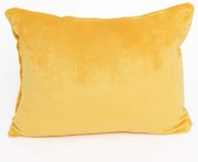 Obliečka na vankúš mikroplyš 50 × 70 cm – Laura horčicová