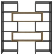 Knižnica Poyraz Black and Oak