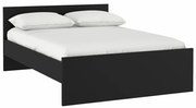 Čierna dvojlôžková posteľ 160x200 cm Naia – Tvilum