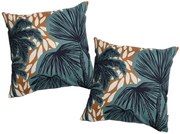Sada 2 ks vonkajších vankúšov JUNGARO 45x45 cm, farebné