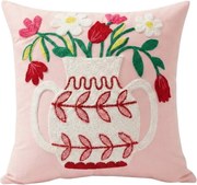 Obliečka na vankúš VASELLA 45x45 cm, ružový