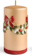 Vánoční svíčka Girlanda I 18 cm - výber z 5 prevedení