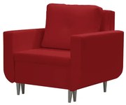 Kreslo ROT s funkciou spania Červená