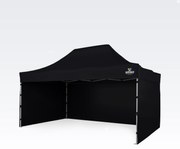 BRIMO Záhradný stan 3x4,5m - s 3 stenami - Čierna 10