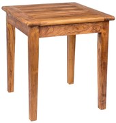 DEOKORK Teakový stôl DANTE Ø 120 cm | kruh | 4 nohy