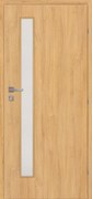 Classen Attis Interiérové dvere 3/3 sklo, 80 P, 820 × 1970 mm, fólia, pravé, dub olejovaný, presklené