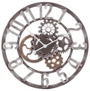 Nedis 306207 - Nástenné hodiny 1xAA pr. 60 cm drevo