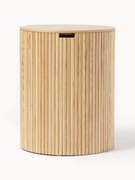 Okrúhly pomocný stolík's úložným priestorom Nele