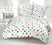 Obliečky krepové Rainbow TiaHome - 1x Vankúš 90x70cm, 1x Paplón 140x200cm