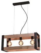 Luster na lanku VARNA 3xE27/40W/230V dub