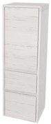 Mereo, Mereo Opto kúpeľňová skrinka vysoká 125 cm, pravé otváranie, Multidecor, Pino Aurélio, MER-CN995PPINO