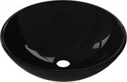 Mexen Mira sklenené umývadlo na dosku 42 x 42 cm, Čierna - 24124270
