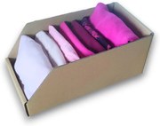 Úložné boxy na oblečenie, organizéry do skrine EKO KARTON 20 x 40 cm