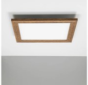 Eglo - LED RGB Stmievateľný prisadený panel SALOBRENA-C LED/24W/230V hnedá + DO