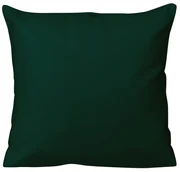 SATÉNOVÁ OBLIEČKA NA VANKÚŠ 40X40CM TMAVOZELENÁ