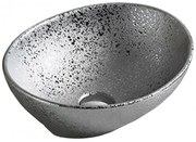 Mexen ELZA UMÝVADLO, 40x34 CM, STRIEBORNA, 21014052