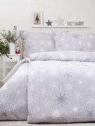 Predĺžené flanelové obliečky - Frozen sivé