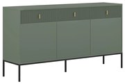 Komoda SUE zelená/čierna