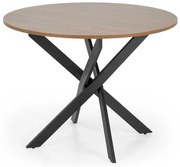 Jedálenský stôl Waylon, orech / čierna