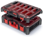 Sada 2 organizérov C, 54,3 × 39 × 20 cm, prepážky, čierna