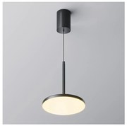 Maytoni P076PL-L12W3K-B - LED Luster na lanku PLATO LED/12W/230V 3000K čierna