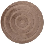 Kúpeľňový koberček MOYO CIRCLE hnedý kruh