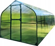 Skleník Polykarbonátový Tunel 15M2 250X600 Ptf Poľsko Zelená