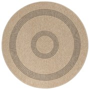 Čierno-béžový okrúhly vonkajší koberec ø 160 cm Comilla – Ayyildiz Carpets